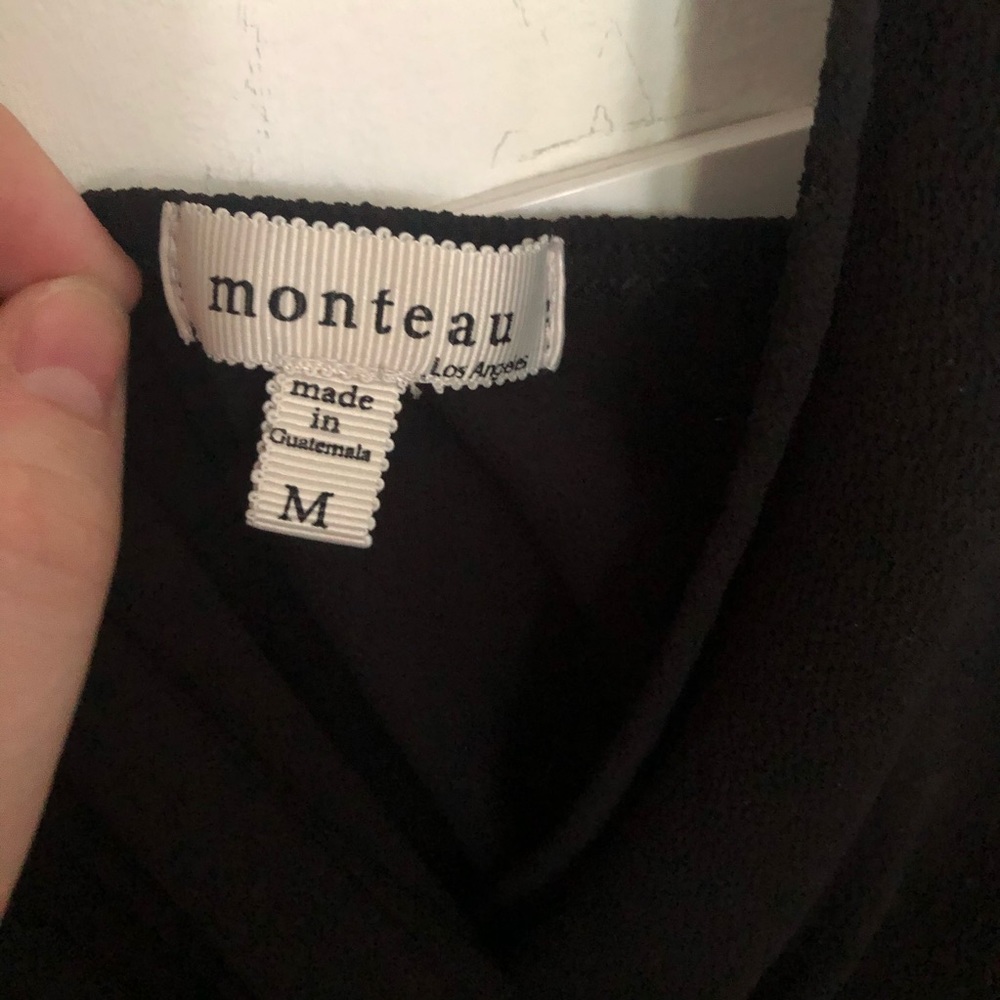 Monteau Black Halter dress size medium - Picture 6 of 6